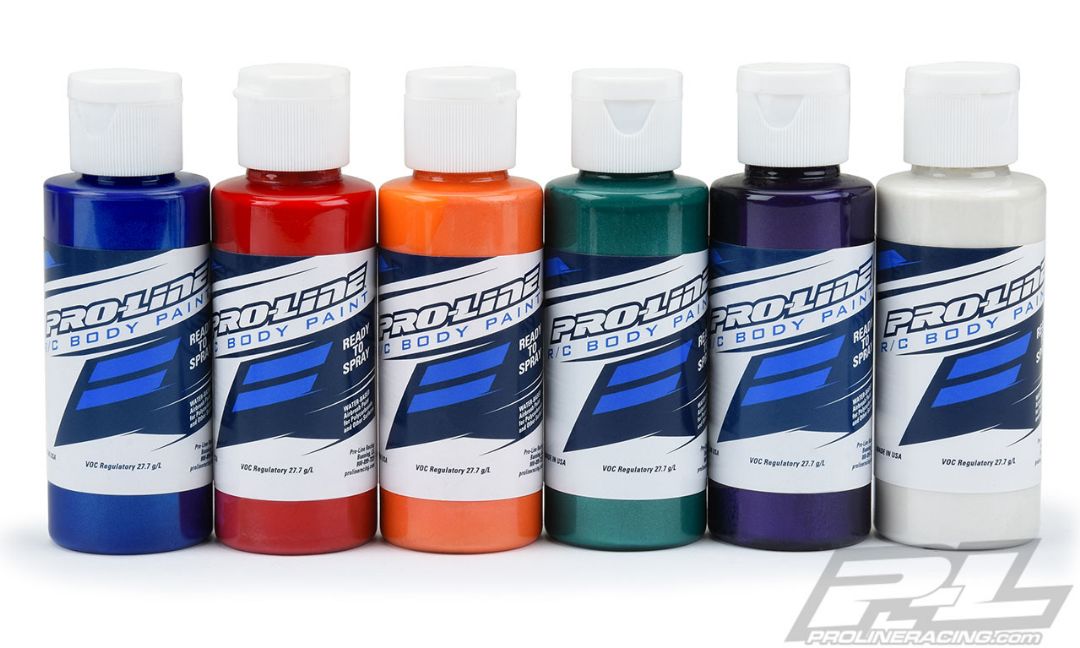 Pro-Line RC Body Paint All Pearl Set (6 Pack) - Click Image to Close
