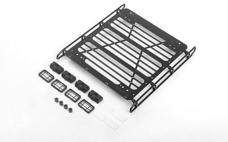 RC4WD Adventure Steel Roof Rack w/ Front and Rear Lights for Me