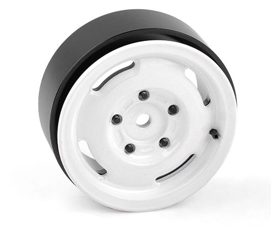 RC4WD 1.55" Apio Single Beadlock Wheel (White) (1)