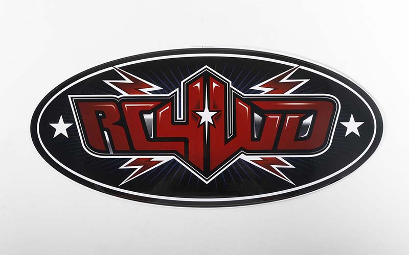 RC4WD Logo Decal Sheets (10") RC4WD Logo Decal Sheets (10")