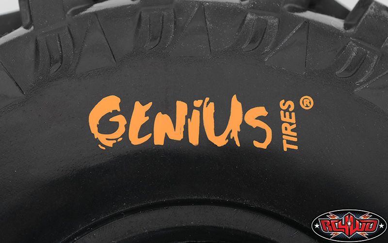 RC4WD 2.2" Genius Sem Fronteira X2S Scale Tires 5.43" OD (2)