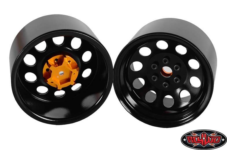 RC4WD 3.8" Pro10 40 Series Steel Beadlock Wheels (Black) (2)
