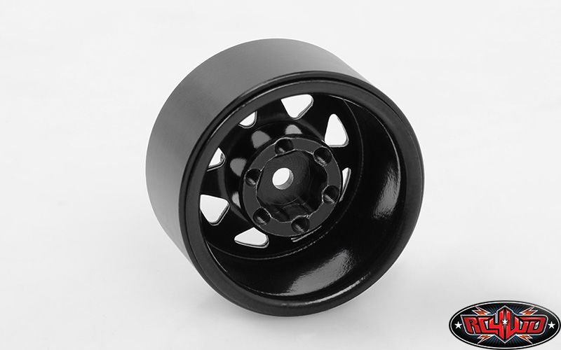 RC4WD 1.0" Stamped Steel Stock Beadlock Wheels (Black) (4)