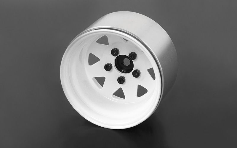 RC4WD 1.9" 5 Lug Deep Dish Wagon Steel Beadlock Wheels(White)(4)