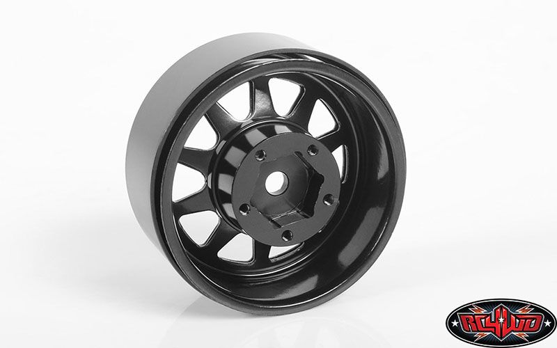 RC4WD 1.55" OEM Stamped Steel Beadlock Wheels (Black) (4)