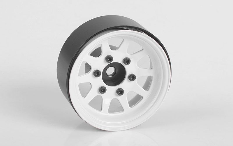 RC4WD 1.55" OEM 6-Lug Stamped Steel Beadlock Wheels (White) (4)