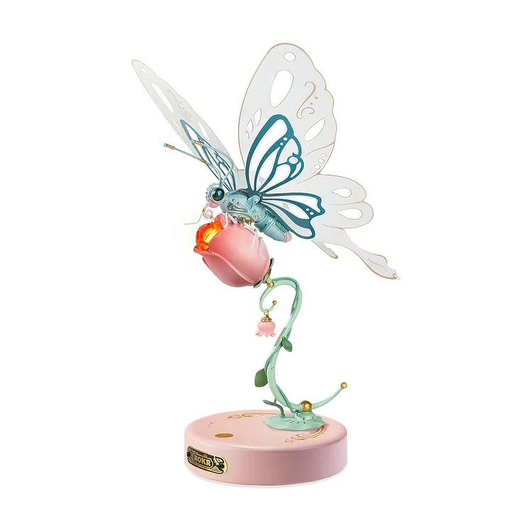 ROKR Butterfly (Pink) Model DIY 3D Puzzle