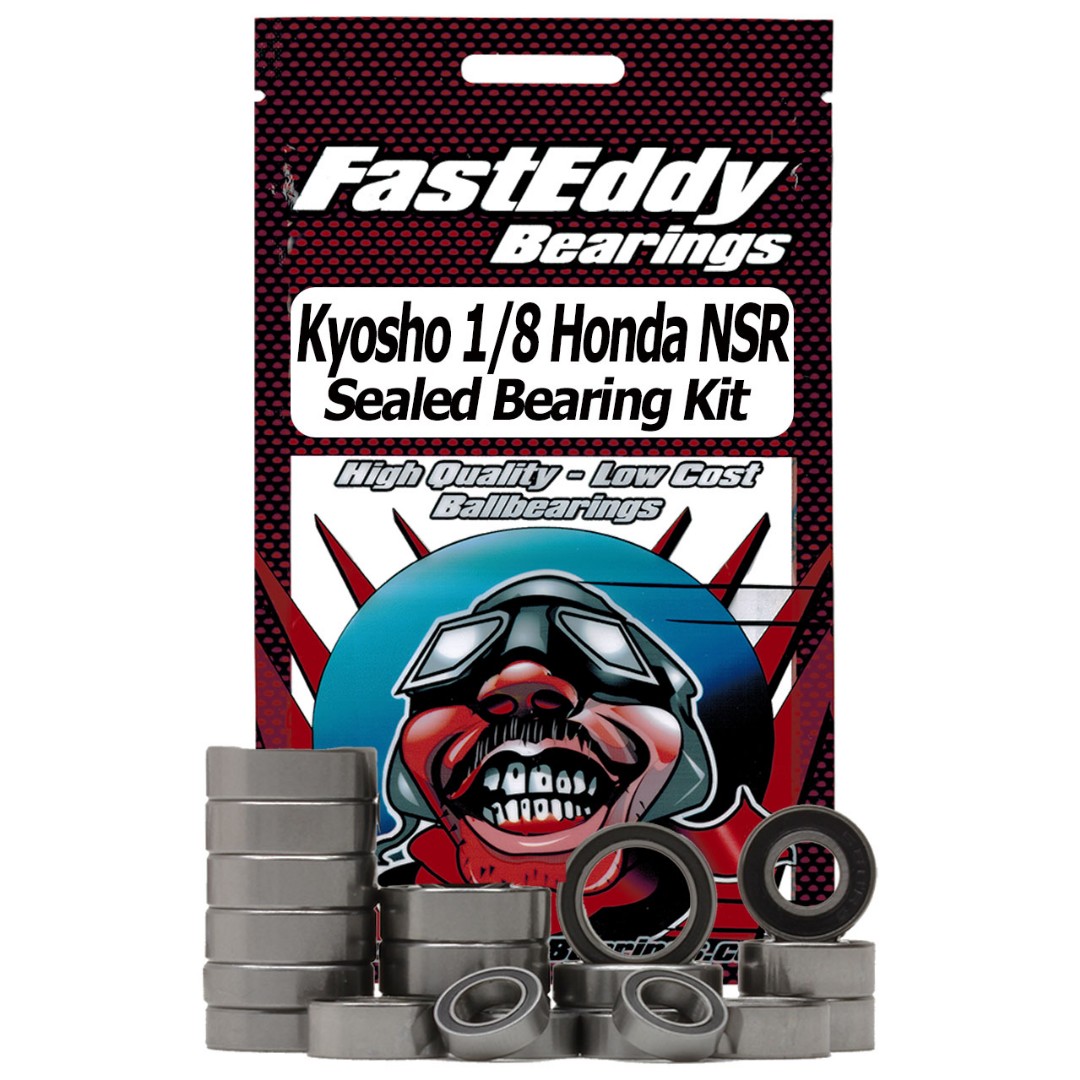 Fast Eddy Kyosho 1/8th Honda NSR ARR Sealed Bearing Kit