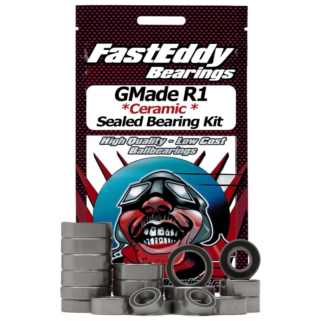 Fast Eddy GMade R1 Ceramic Rubber Sealed Bearing Kit