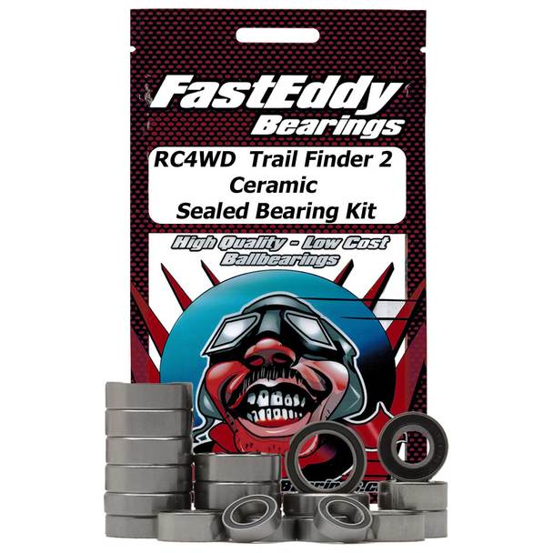 Fast Eddy RC4WD Trail Finder 2 Ceramic Rubber Sealed Kit - Click Image to Close