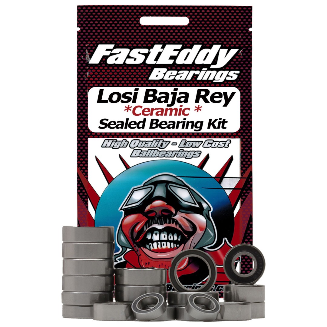 Fast Eddy Losi Baja Rey Ceramic Rubber Sealed Bearing Kit