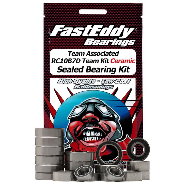 Fast Eddy Team Associated RC10B7D Ceramic Sealed Bearing Kit