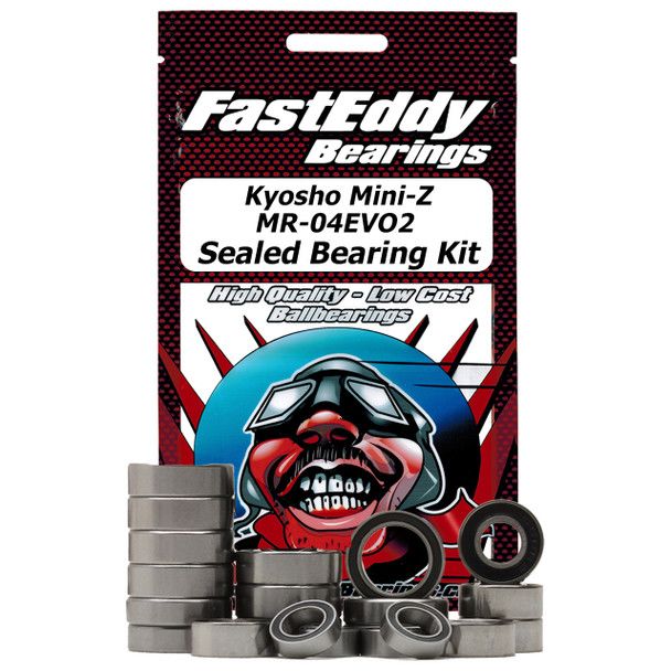 Fast Eddy Kyosho Mini-Z MR-04EVO2 Sealed Bearing Kit