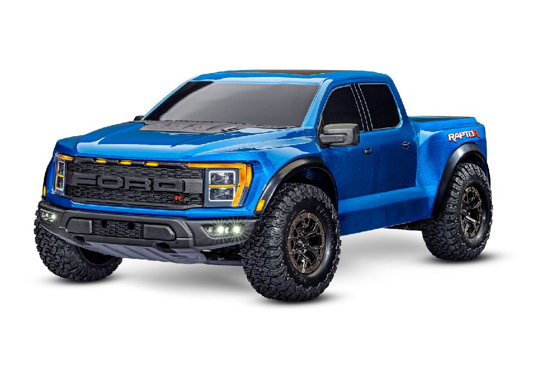 Traxxas Ford Raptor R w/ Brushless VXL-3s ESC - Metallic Blue