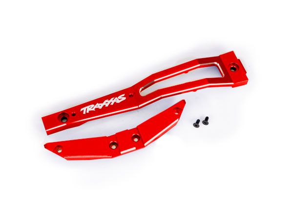Traxxas Chassis brace, front (red-anodized)