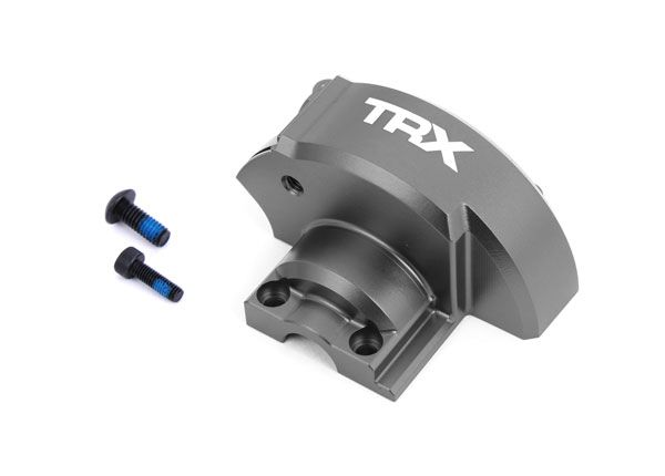 Traxxas Cover, gear (gray-anodized 6061-T6 aluminum)