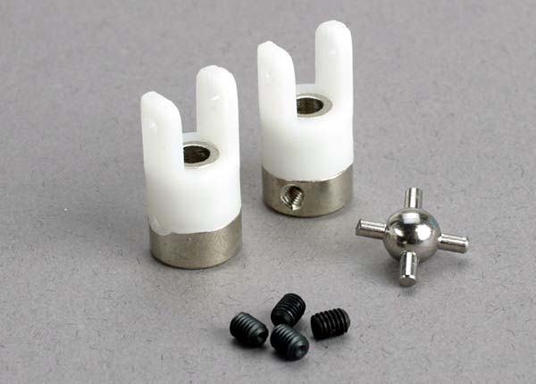 Traxxas U- joints (2)/ 3mm set screws (4)