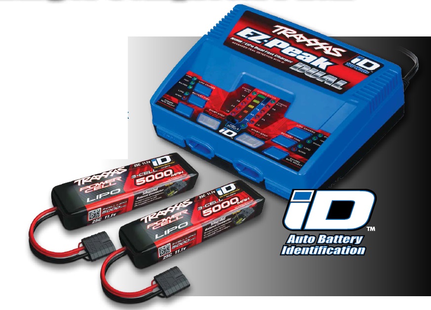 Traxxas EZ-Peak Dual 3S Completer Pack with 2x 5000mAh LiPo