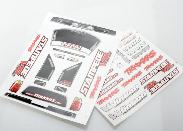 Traxxas Decal Sheets, Stampede VXL
