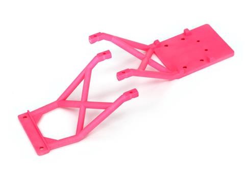 Traxxas Skid Plates (Pink) (Front & Rear) Stampede