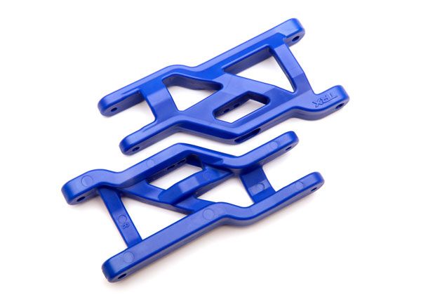 Traxxas Suspension arms, front (blue) (2) (HD, cold weather)