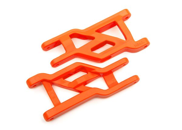 Traxxas Suspension arms, front (orange) (2) (HD, cold weather)