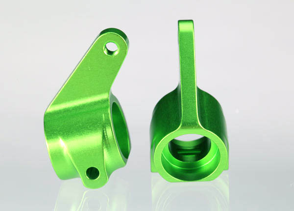 Traxxas Aluminum Steering Blocks w/Ball Bearings (Green) (2)