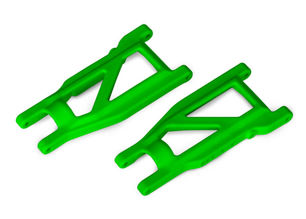 Traxxas Suspension arms, green, front/rear (left & right) (2)