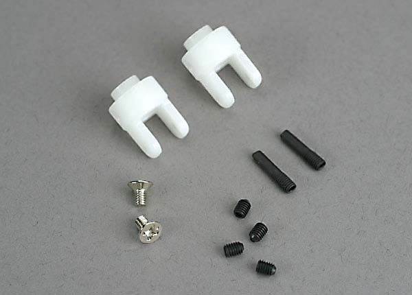 Traxxas Differential output yokes (2)/ 3x5mm countersunk screws