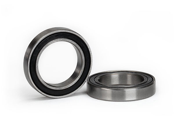 Traxxas Ball bearing, black rubber sealed (15x24x5mm) (2)