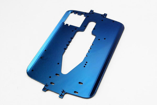 Traxxas Chassis, 6061-T6 Aluminum (4.0mm) (Blue) (Standard Repla