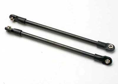 Traxxas Push rod (steel) (assembled with rod ends) (2) (black) (