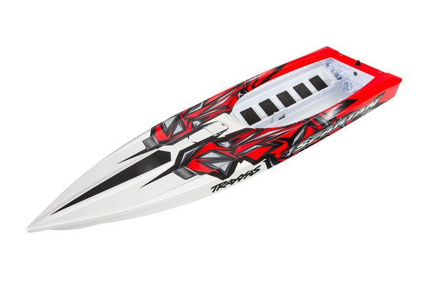 Traxxas Hull, Spartan, red graphics (fully assembled)