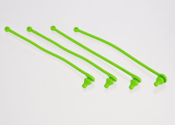 Traxxas Body Clip Retainer Set (Green) (4)