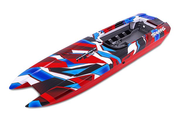 Traxxas Hull, DCB M41, Red Graphics (Fully Assembled)
