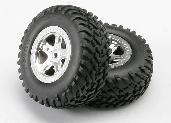 Traxxas Tires & wheels, assembled, glued
