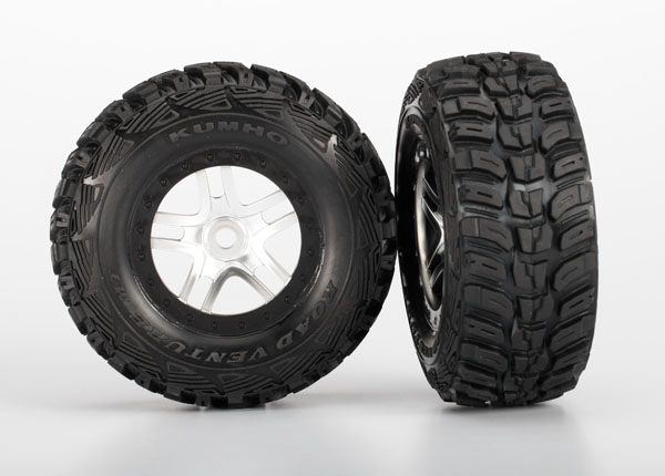 Traxxas Tires & Wheels, Assembled, Glued (S1 Ultra-Soft Off-Road