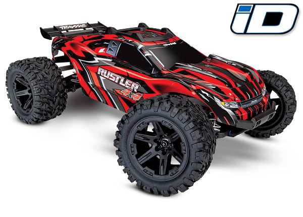 Traxxas Rustler 4X4 1/10 4WD StadiumTruck RTR - Red Traxxas Rustler 4X4 1/10 4WD StadiumTruck RTR - Red