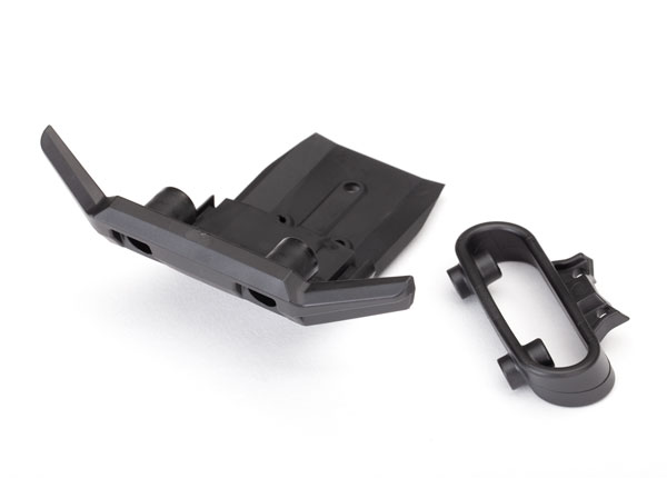Traxxas Bumper, front/ bumper support - Click Image to Close