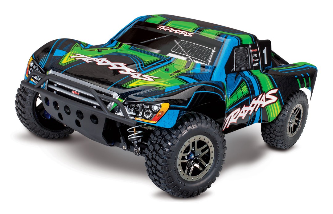Traxxas Slash 4X4 Ultimate Short Course Truck Green Traxxas Slash 4X4 Ultimate Short Course Truck Green