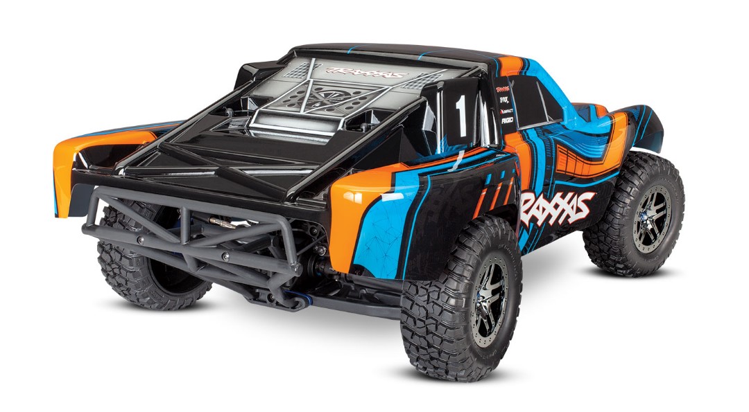 Traxxas Slash 4X4 Ultimate Short Course Truck Orange - Click Image to Close