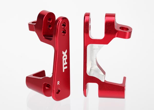 Traxxas Aluminum Caster Block Set (2) (Red)
