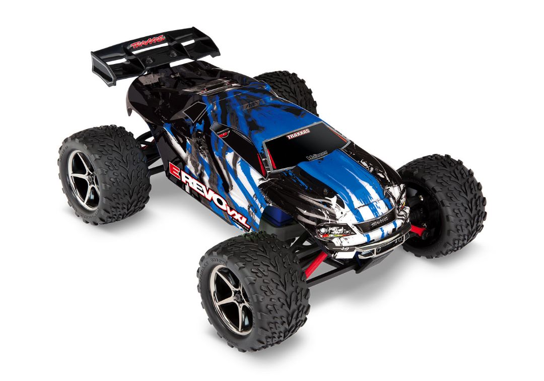 Traxxas E-Revo VXL 1/16 4WD Brushless RTR Truck Blue Traxxas E-Revo VXL 1/16 4WD Brushless RTR Truck Blue