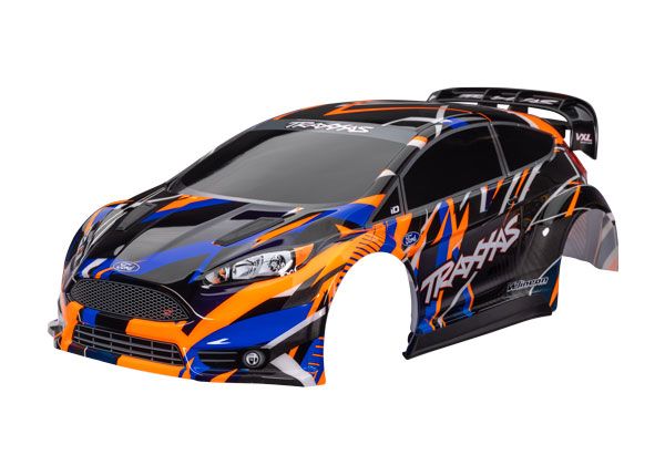 Traxxas Body, Ford Fiesta® ST Rally VXL - Orange