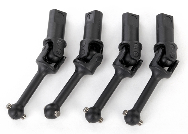 Traxxas Driveshaft assembly, front & rear (4) - Click Image to Close
