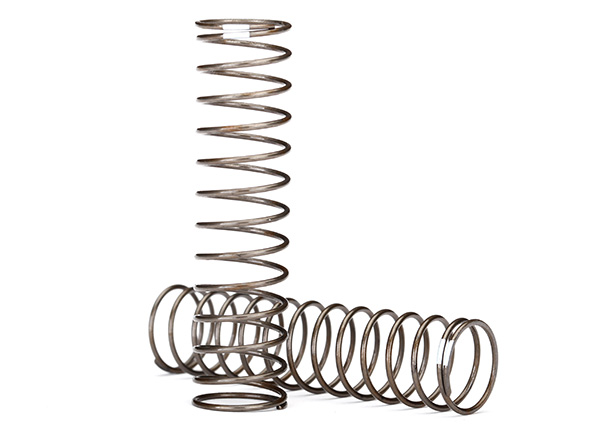 Traxxas Springs, shock (natural finish) (GTS) (0.30 rate, white