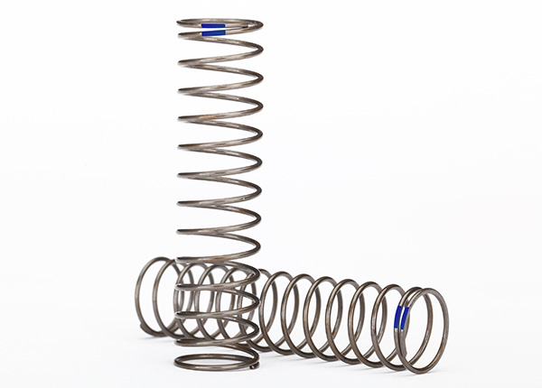 Traxxas Springs, shock (natural finish) (GTS) (0.61 rate, blue s