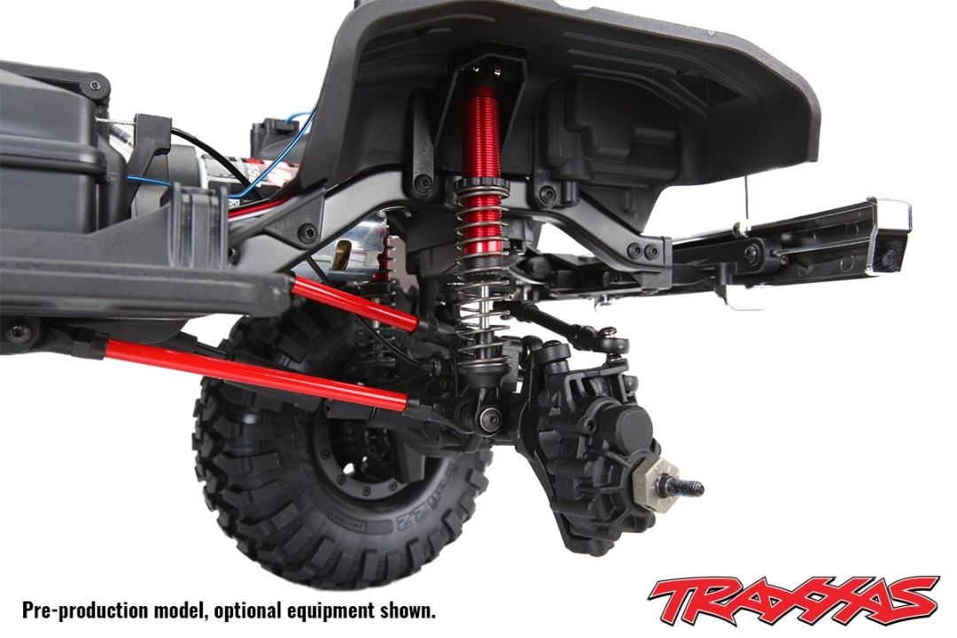 Traxxas Long Arm Lift Kit, TRX-4, complete - Red - Click Image to Close