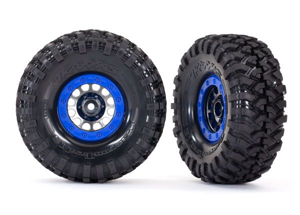 Traxxas Tires and wheels, assembled, glued (Method 105 1.9" blac