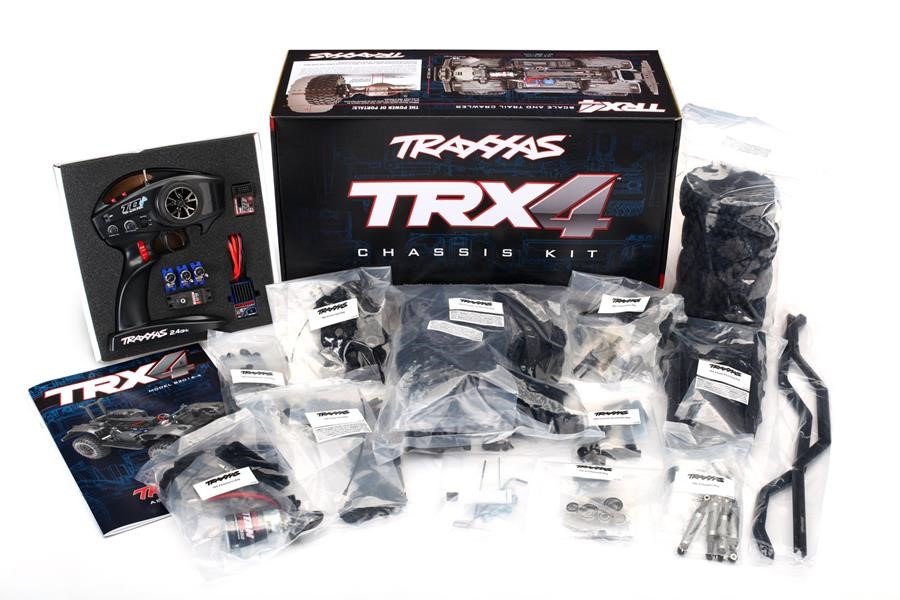 Traxxas TRX4 Unassembled 1/10 Crawler Kit, XL-5 HV, Titan 21T - Click Image to Close